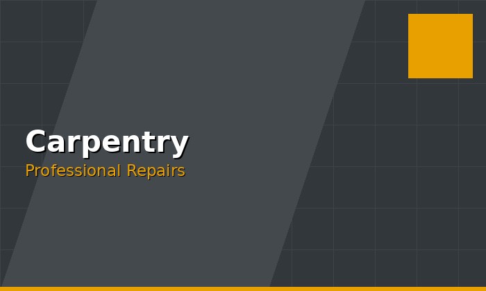 Professional carpentry work